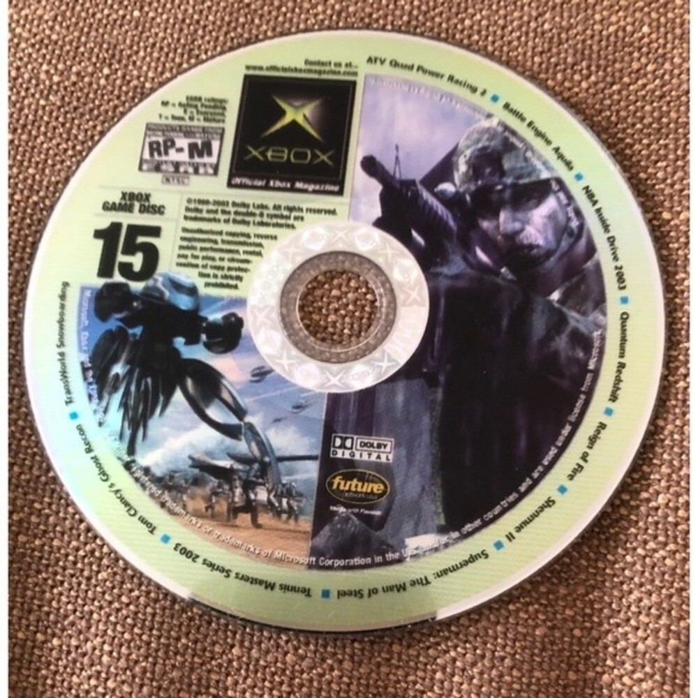 Official XBOX Magazine Ghost Recon Demo Game Disc 15 February 2003 Vintage